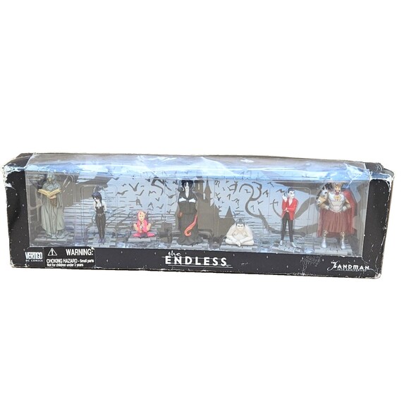DC Comics Other - DC Vertigo Sandman Endless 7 Figure PVC Set 10th Anniversary 1998 Rare
